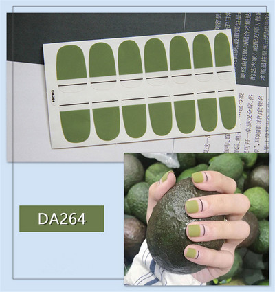 Lamemoria 14 Tips Mitmevärvilised kleebised Küünekate Küünelakkide kleebis DIY küünekunsti kaunistus Veekindel küünekleebised maniküür