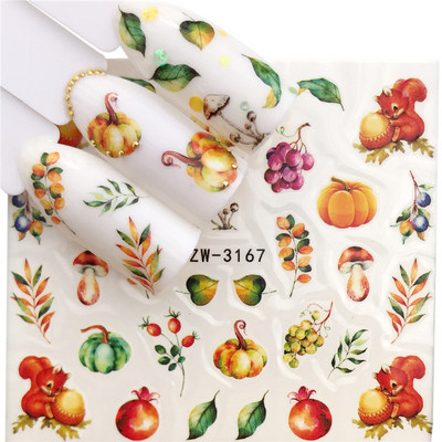 Αυτοκόλλητα μόδας για νύχια DIY Cute Dreamcatcher Feather Νερό Sliders Διακόσμηση μανικιούρ Ακουαρέλα Αυτοκόλλητα νυχιών Decal Αξεσουάρ