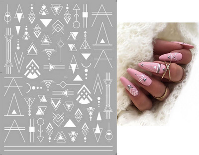 Fényes Gold Star Moon Sun körömmatricák manikűr kiegészítőkhöz Szívtoll Állatok Nyomtatás Öntapadó körömpakolás