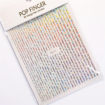 Fényes Gold Star Moon Sun körömmatricák manikűr kiegészítőkhöz Szívtoll Állatok Nyomtatás Öntapadó körömpakolás