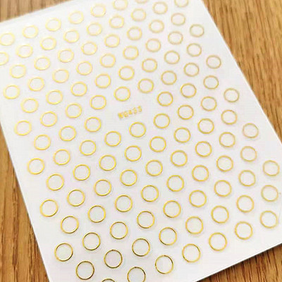 Fényes Gold Star Moon Sun körömmatricák manikűr kiegészítőkhöz Szívtoll Állatok Nyomtatás Öntapadó körömpakolás