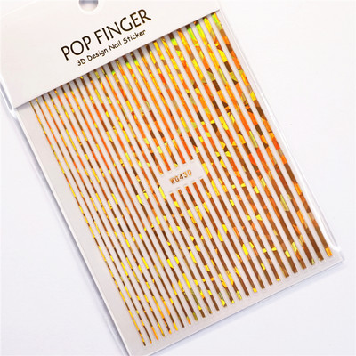 Fényes Gold Star Moon Sun körömmatricák manikűr kiegészítőkhöz Szívtoll Állatok Nyomtatás Öntapadó körömpakolás