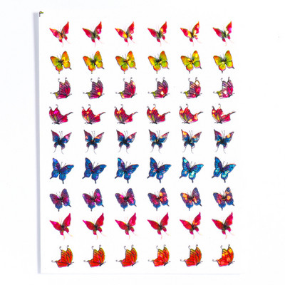 5D armas karusüda Multifilm Küünekleebised Punane Südamearmastaja Disain Valentine Maniküür Amuletid Liugurid Kleebised Küünekaunistus