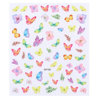 5D armas karusüda Multifilm Küünekleebised Punane Südamearmastaja Disain Valentine Maniküür Amuletid Liugurid Kleebised Küünekaunistus