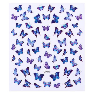 5D armas karusüda Multifilm Küünekleebised Punane Südamearmastaja Disain Valentine Maniküür Amuletid Liugurid Kleebised Küünekaunistus