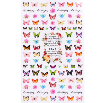 5D armas karusüda Multifilm Küünekleebised Punane Südamearmastaja Disain Valentine Maniküür Amuletid Liugurid Kleebised Küünekaunistus