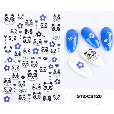 1kom Gradient Blush naljepnice za nokte Cute Sweet Love 3D klizači za manikuru Nude crvene prozirne dekoracije za nokte LASTZ-CS122