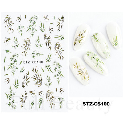 1kom Gradient Blush naljepnice za nokte Cute Sweet Love 3D klizači za manikuru Nude crvene prozirne dekoracije za nokte LASTZ-CS122