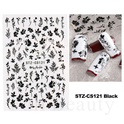 1kom Gradient Blush naljepnice za nokte Cute Sweet Love 3D klizači za manikuru Nude crvene prozirne dekoracije za nokte LASTZ-CS122