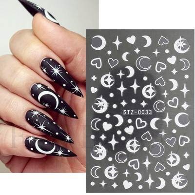 1kom Gradient Blush naljepnice za nokte Cute Sweet Love 3D klizači za manikuru Nude crvene prozirne dekoracije za nokte LASTZ-CS122