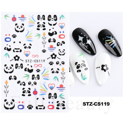 1kom Gradient Blush naljepnice za nokte Cute Sweet Love 3D klizači za manikuru Nude crvene prozirne dekoracije za nokte LASTZ-CS122