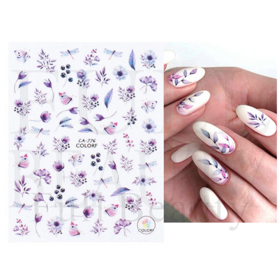 1kom Gradient Blush naljepnice za nokte Cute Sweet Love 3D klizači za manikuru Nude crvene prozirne dekoracije za nokte LASTZ-CS122