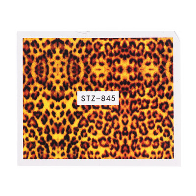 1PCS Modele cu imprimeu de leopard Nail Art Autocol de transfer de apă Decalcomanie Ochi Full Tattoo Wraps Slider Manichiură Decor NTSTZ816-855