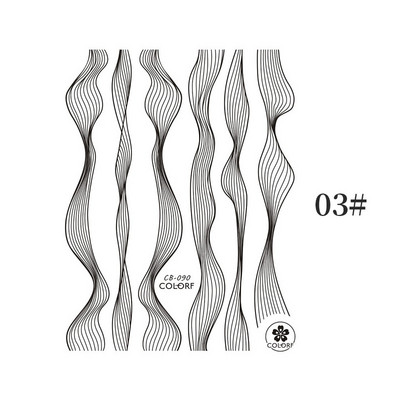 3D jooned küünekleebised isetegemine roosa kuld metallist triibulised jooned tähed kleebised kõverad küünte kunsti liugurid isekleepuvad kaunistused maniküür