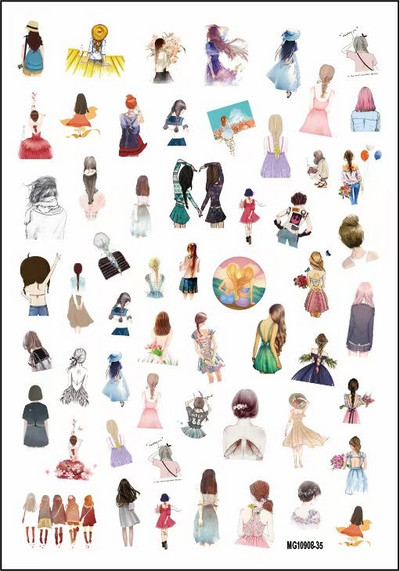 Autocolante 3D pentru unghii, 2020