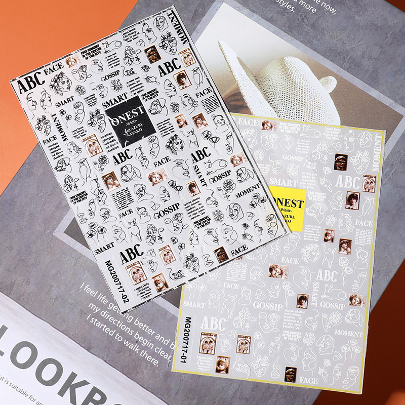 Autocolante 3D pentru unghii, 2020