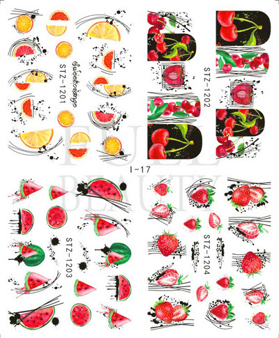 Tulbikleebised küüntele Suvised Tulbid Lillelehed Spider Line Nail Art liugurid Galanthus Lumikellukese lilleline maniküür Decor BN-2273