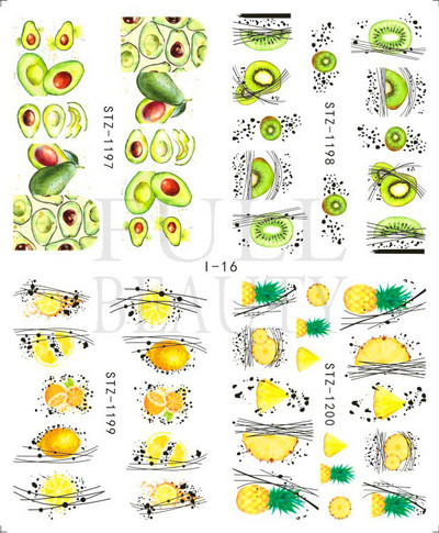 Tulbikleebised küüntele Suvised Tulbid Lillelehed Spider Line Nail Art liugurid Galanthus Lumikellukese lilleline maniküür Decor BN-2273