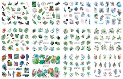 12 tk Roosad tulbid, lilled, küünekleebised lavendel lumikellukesed, suvised 3D küünekleebised, veeülekande liugurid, maniküüri kaunistused.