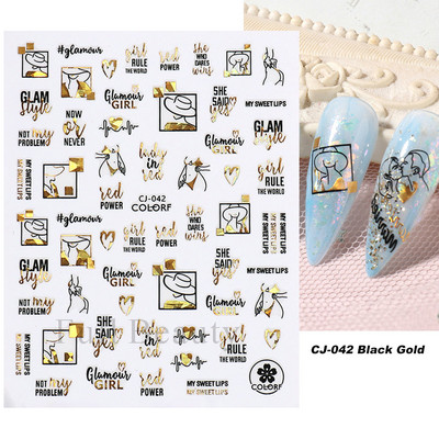 3D Laser-päevalilleküünekleebised Kevadine tulbiõis Liblikas Holo Kleebised Lillelised Lehed Liimivad liugurid Läikivad fooliumid Mähised LAL066