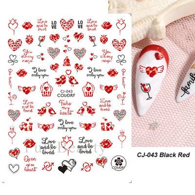 3D Laser-päevalilleküünekleebised Kevadine tulbiõis Liblikas Holo Kleebised Lillelised Lehed Liimivad liugurid Läikivad fooliumid Mähised LAL066