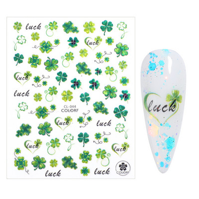 3D Laser-päevalilleküünekleebised Kevadine tulbiõis Liblikas Holo Kleebised Lillelised Lehed Liimivad liugurid Läikivad fooliumid Mähised LAL066