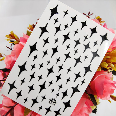 3D стикери за нокти Art Ancient Egypt Mythical Beast Самозалепващи стикери за нокти Decoraciones фолио Маникюр Плъзгач Accesorios