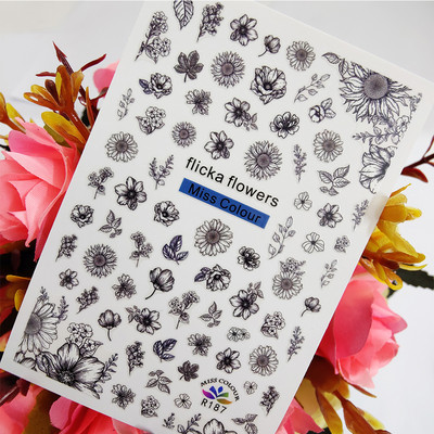 3D стикери за нокти Art Ancient Egypt Mythical Beast Самозалепващи стикери за нокти Decoraciones фолио Маникюр Плъзгач Accesorios