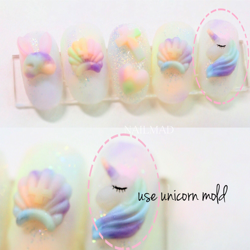 1 tk Daisy Flower Silikoonvorm Lehtede Vaiguvorm DIY Küünte Kunsti jaoks 3D Hallitus Akrüül UV Geel Ükssarvik Flamingo Vorm