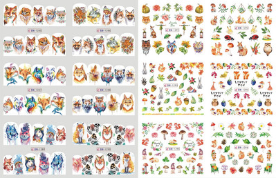 Kuum! SnakeSkin Tattoo-Sirescent Neoon Water Transfer kleebis Küünte, Snake-Skin Dekoratiivmustriga maniküüri kleebis *8*10NK