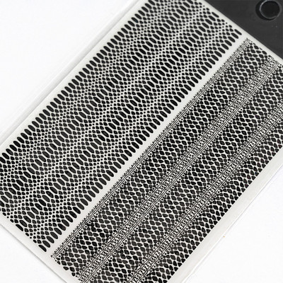 Kuum! SnakeSkin Tattoo-Sirescent Neoon Water Transfer kleebis Küünte, Snake-Skin Dekoratiivmustriga maniküüri kleebis *8*10NK