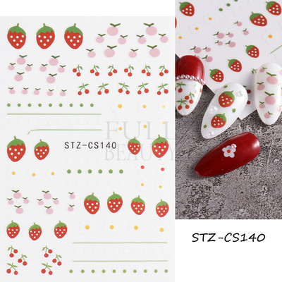 Kookospähklipuu küünte kleebis Holograafiline palmilehtede viljad suvised liugurid küüntele Mermaid Beach Sea Animal Decal maniküür GLCJ-062