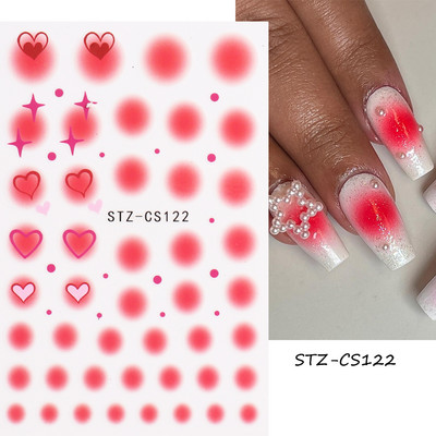 Kookospähklipuu küünte kleebis Holograafiline palmilehtede viljad suvised liugurid küüntele Mermaid Beach Sea Animal Decal maniküür GLCJ-062