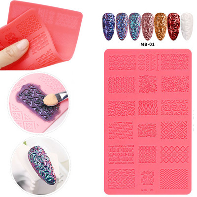 1 tk 3D nikerdatav silikoonvorm küünte stantsimiskaru vibu-sõlm lillevormi plaat küüned šabloonid reljeefsed kaunistused mallide tarvikud *