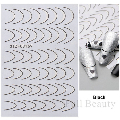 Τρισδιάστατο αυτοκόλλητο νυχιών Χρυσό μπρονζέ λουλούδια Διακόσμηση Φύλλα ολισθητήρες νυχιών Γεωμετρική καρδιά Αυτοκόλλητα μανικιούρ Αυτοκόλλητα φύλλα LASTZ-SJ051