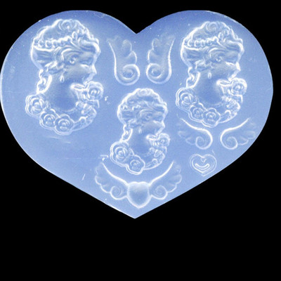 Barkácsolás Körömdíszítés Szilikon Sablonok Tartós 3D Több Minta Faragó Forma Kristály Púder Faragott Köröm Sablonok Manikűr eszköz