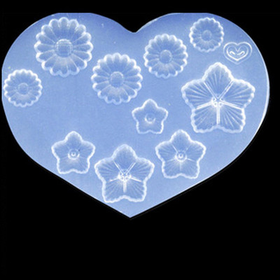 Barkácsolás Körömdíszítés Szilikon Sablonok Tartós 3D Több Minta Faragó Forma Kristály Púder Faragott Köröm Sablonok Manikűr eszköz