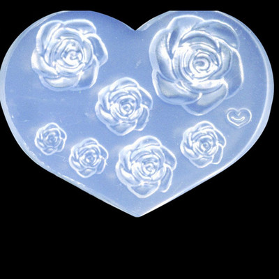 Barkácsolás Körömdíszítés Szilikon Sablonok Tartós 3D Több Minta Faragó Forma Kristály Púder Faragott Köröm Sablonok Manikűr eszköz