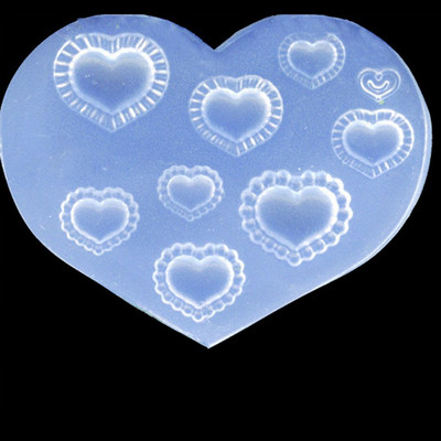 Barkácsolás Körömdíszítés Szilikon Sablonok Tartós 3D Több Minta Faragó Forma Kristály Púder Faragott Köröm Sablonok Manikűr eszköz