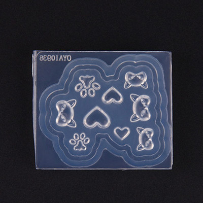 Barkácsolás Körömdíszítés Szilikon Sablonok Tartós 3D Több Minta Faragó Forma Kristály Púder Faragott Köröm Sablonok Manikűr eszköz