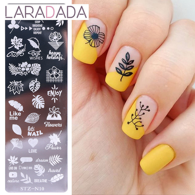 1 ΤΕΜ. Πλάκα σφράγισης νυχιών μεταφοράς ατσάλινη πλάκα πεταλούδας πεταλάκι Πρότυπο μεταφοράς εικόνας νυχιών Stencil 2021 Hot sale