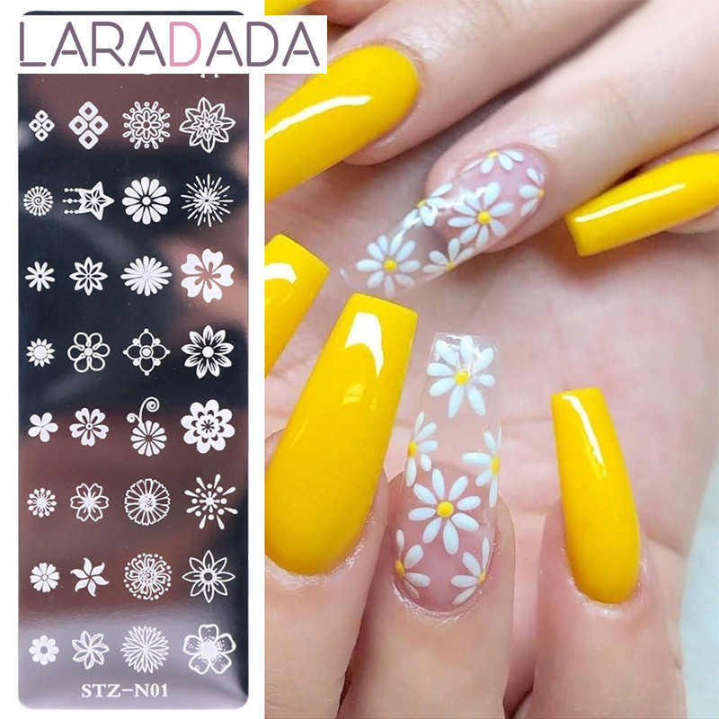 1 ΤΕΜ. Πλάκα σφράγισης νυχιών μεταφοράς ατσάλινη πλάκα πεταλούδας πεταλάκι Πρότυπο μεταφοράς εικόνας νυχιών Stencil 2021 Hot sale