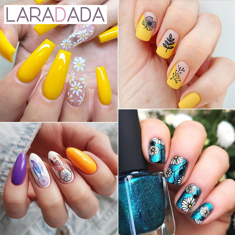 1 ΤΕΜ. Πλάκα σφράγισης νυχιών μεταφοράς ατσάλινη πλάκα πεταλούδας πεταλάκι Πρότυπο μεταφοράς εικόνας νυχιών Stencil 2021 Hot sale