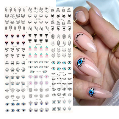 12 dizajna Vodene naljepnice u obliku školjki za nokte Šarene školjke Morske zvijezde Klizači Naljepnice s temom oceana Ukrasi za nokte LABN2185-2196