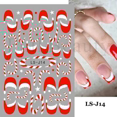 3D Fish Laser Nails Αυτοκόλλητα Sea Animals Gold Bronzing Design Αυτοκόλλητα Sliders Winter Nails Art Foils DIY Decorations GLLS-YB033