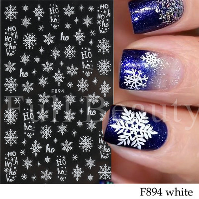 3D Fish Laser Nails Αυτοκόλλητα Sea Animals Gold Bronzing Design Αυτοκόλλητα Sliders Winter Nails Art Foils DIY Decorations GLLS-YB033