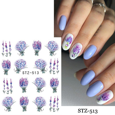 3D Fish Laser Nails Αυτοκόλλητα Sea Animals Gold Bronzing Design Αυτοκόλλητα Sliders Winter Nails Art Foils DIY Decorations GLLS-YB033