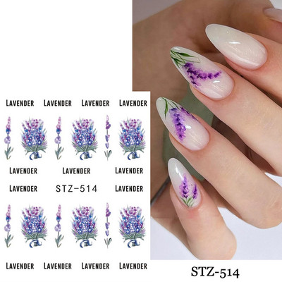 3D Fish Laser Nails Αυτοκόλλητα Sea Animals Gold Bronzing Design Αυτοκόλλητα Sliders Winter Nails Art Foils DIY Decorations GLLS-YB033