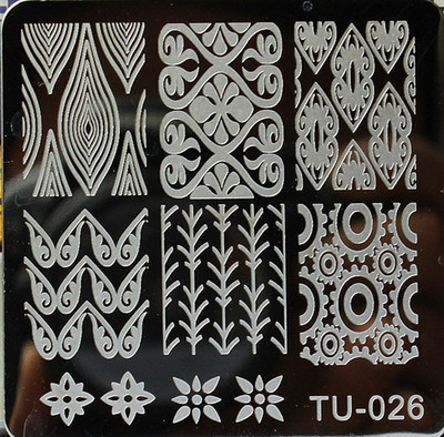 Joonemustrid Nail Art Pilt templiplaadid Maniküüri mall DIY loominguliseks murukujunduseks 3D küünekunsti kaunistus M11