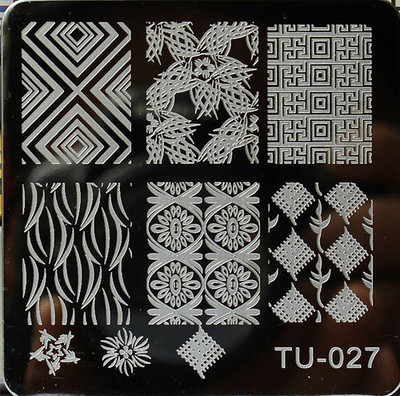 Joonemustrid Nail Art Pilt templiplaadid Maniküüri mall DIY loominguliseks murukujunduseks 3D küünekunsti kaunistus M11